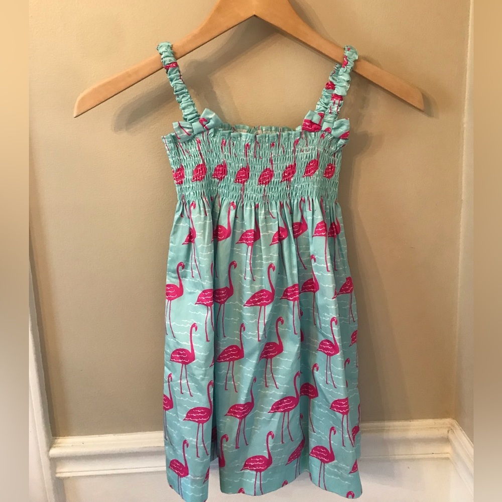 NWOT Rachel Riley Flamingo Sundress 5Y